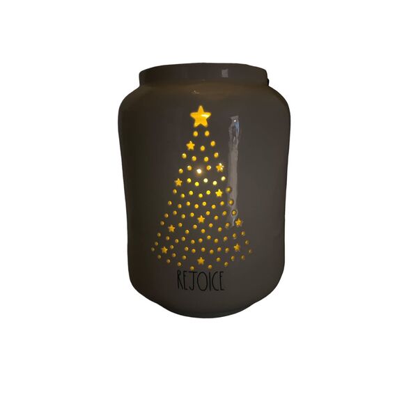 Rae Dunn Rejoice Christmas Luminary - Picture 2 of 2